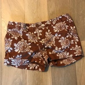 Aritzia Floral Shorts